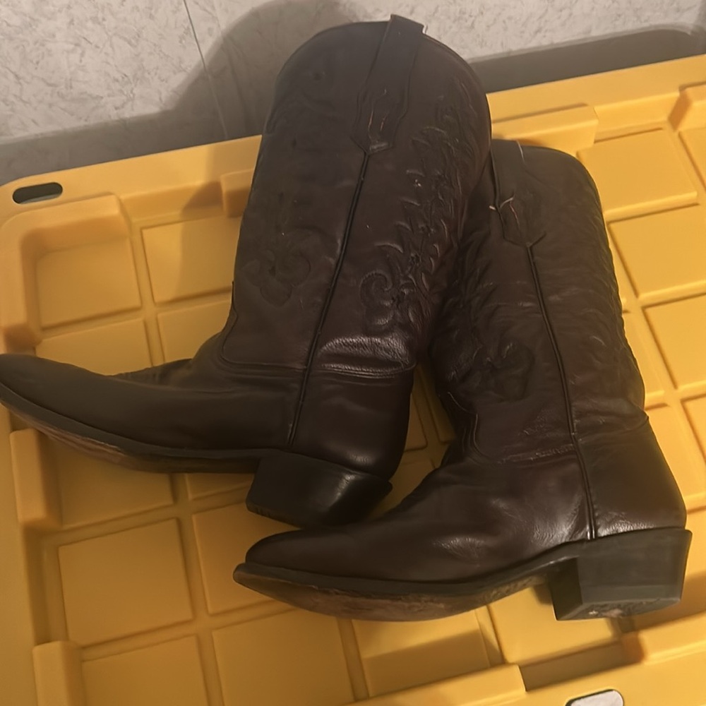 Dark Brown Corral leather cowboy boots 9.5 - Picture 8 of 8
